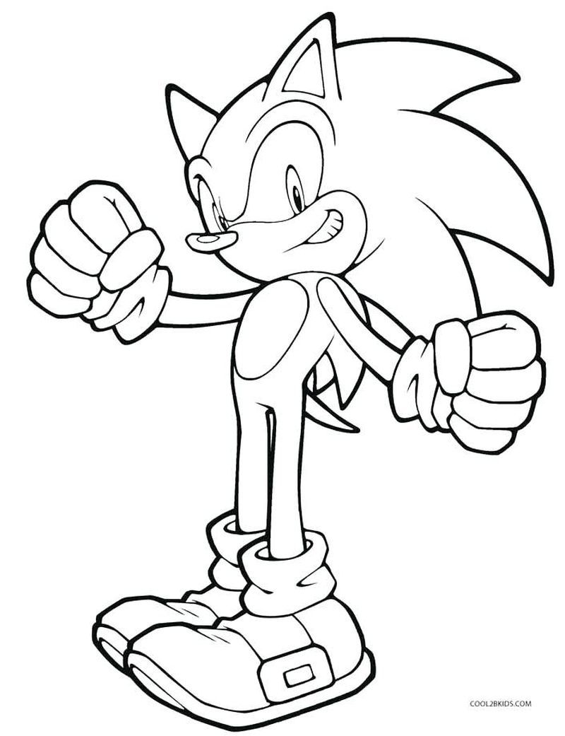 20+ Sonic Coloring Pages