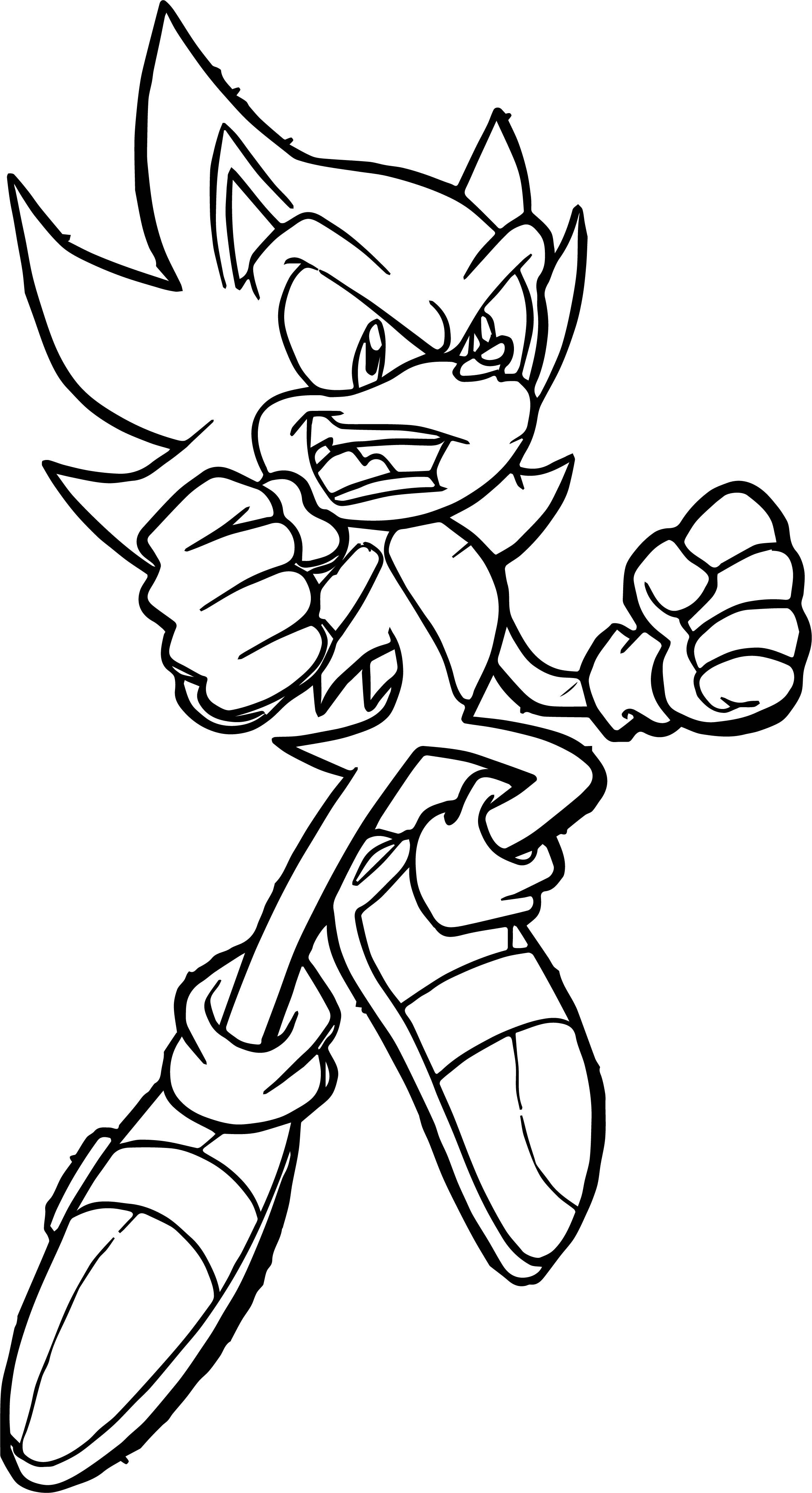 15+ Sonic Coloring Pages