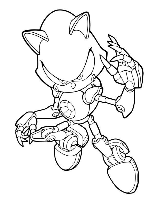 25+ Sonic Coloring Pages