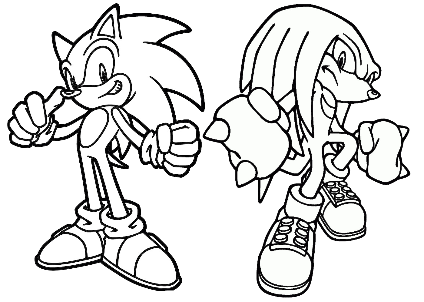 25+ Sonic Coloring Pages