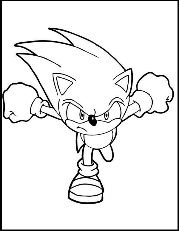 20+ Sonic Coloring Pages