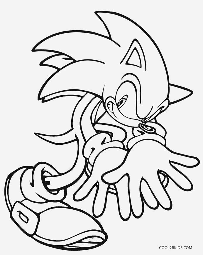 15+ Sonic Coloring Pages