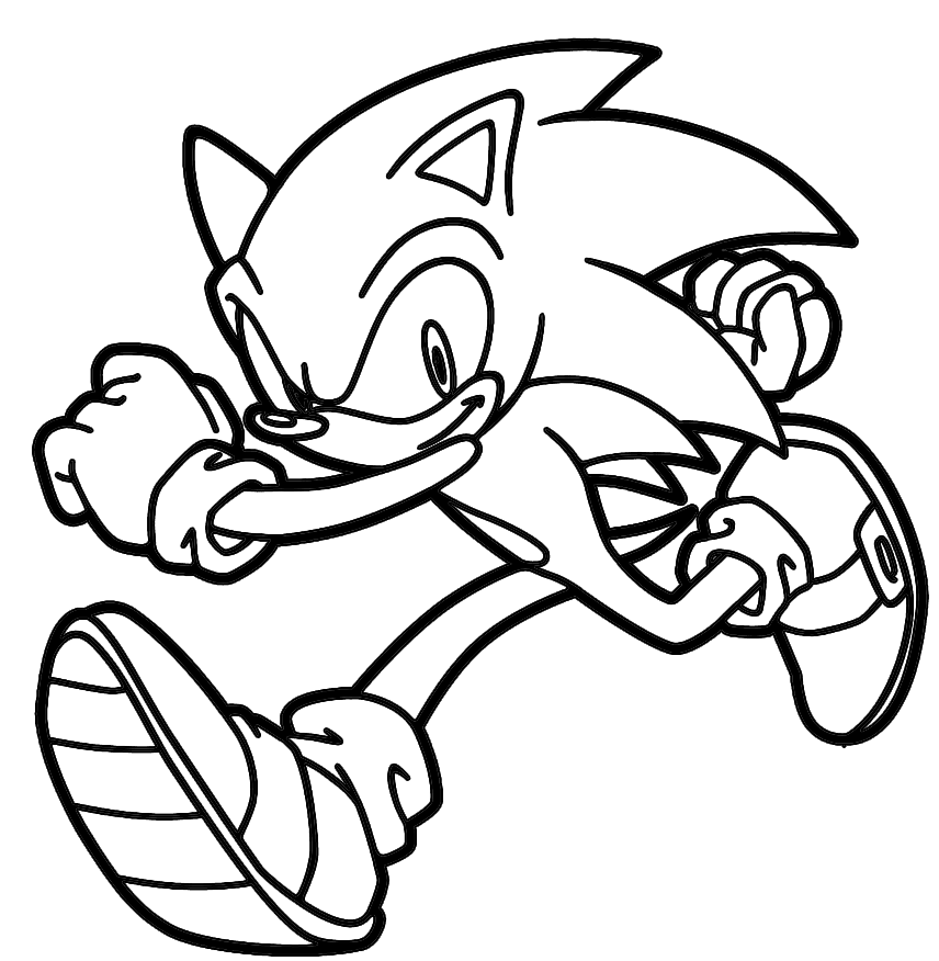 20+ Sonic Coloring Pages