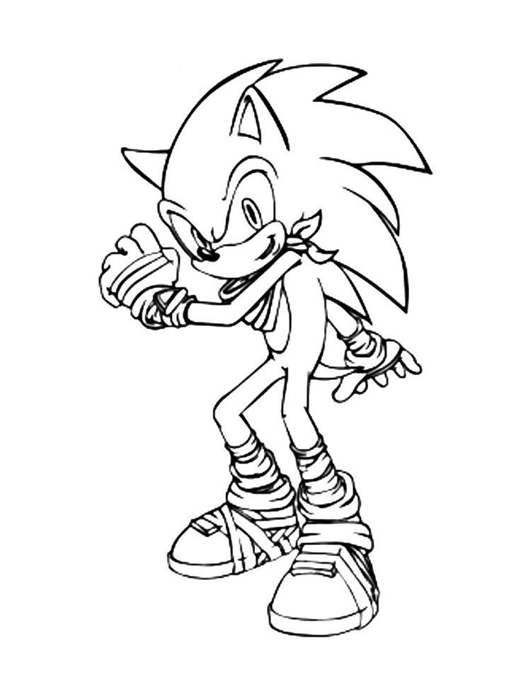 20+ Sonic Coloring Pages