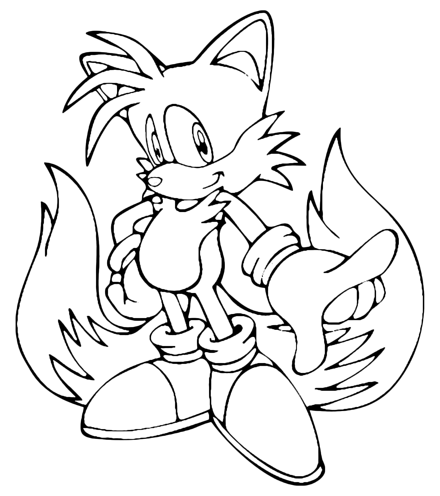 15+ Sonic Coloring Pages