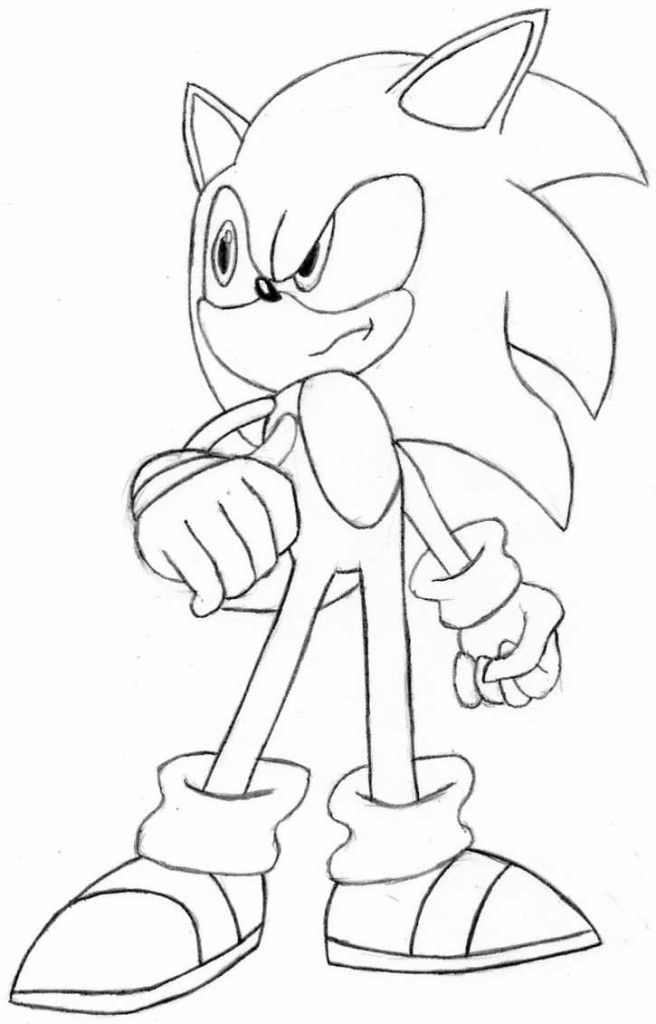 15+ Sonic Coloring Pages