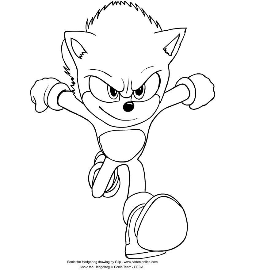 25+ Sonic Coloring Pages