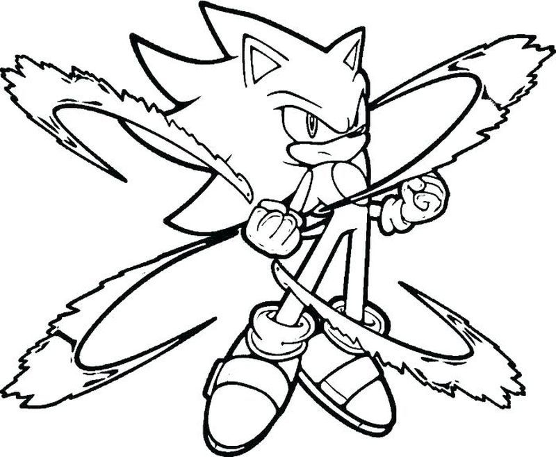 20+ Sonic Coloring Pages