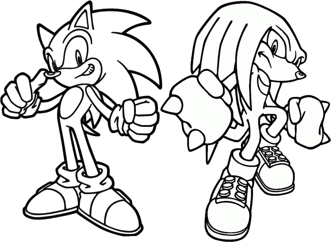 15+ Sonic Coloring Pages