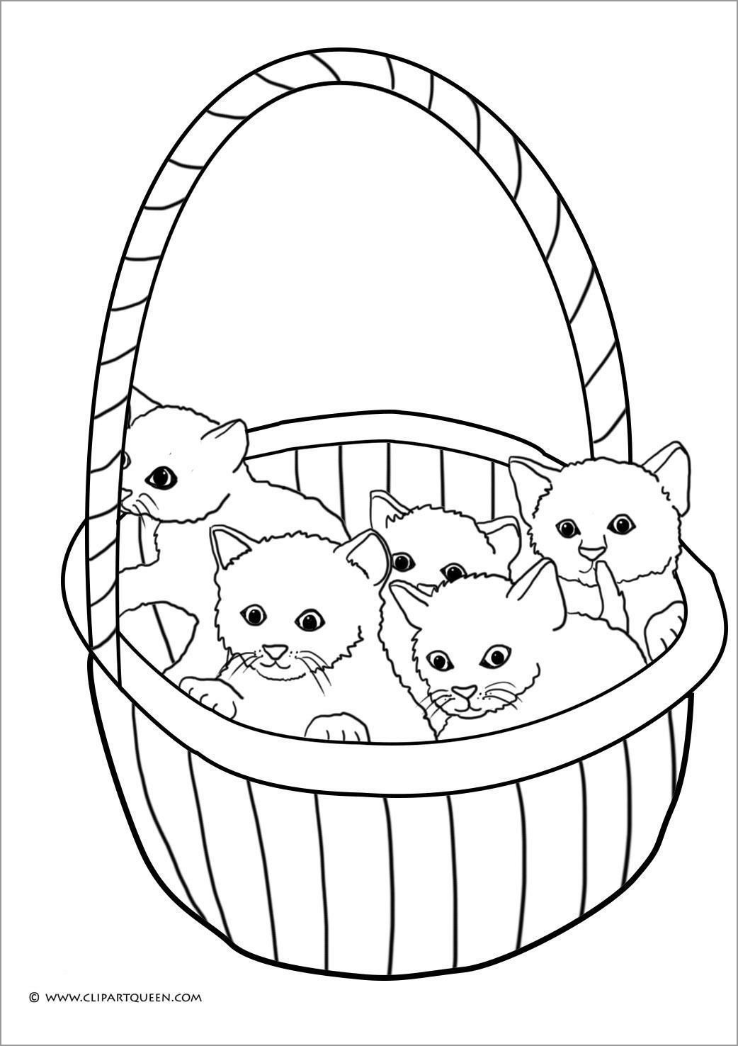 15 Persian cat coloring sheet