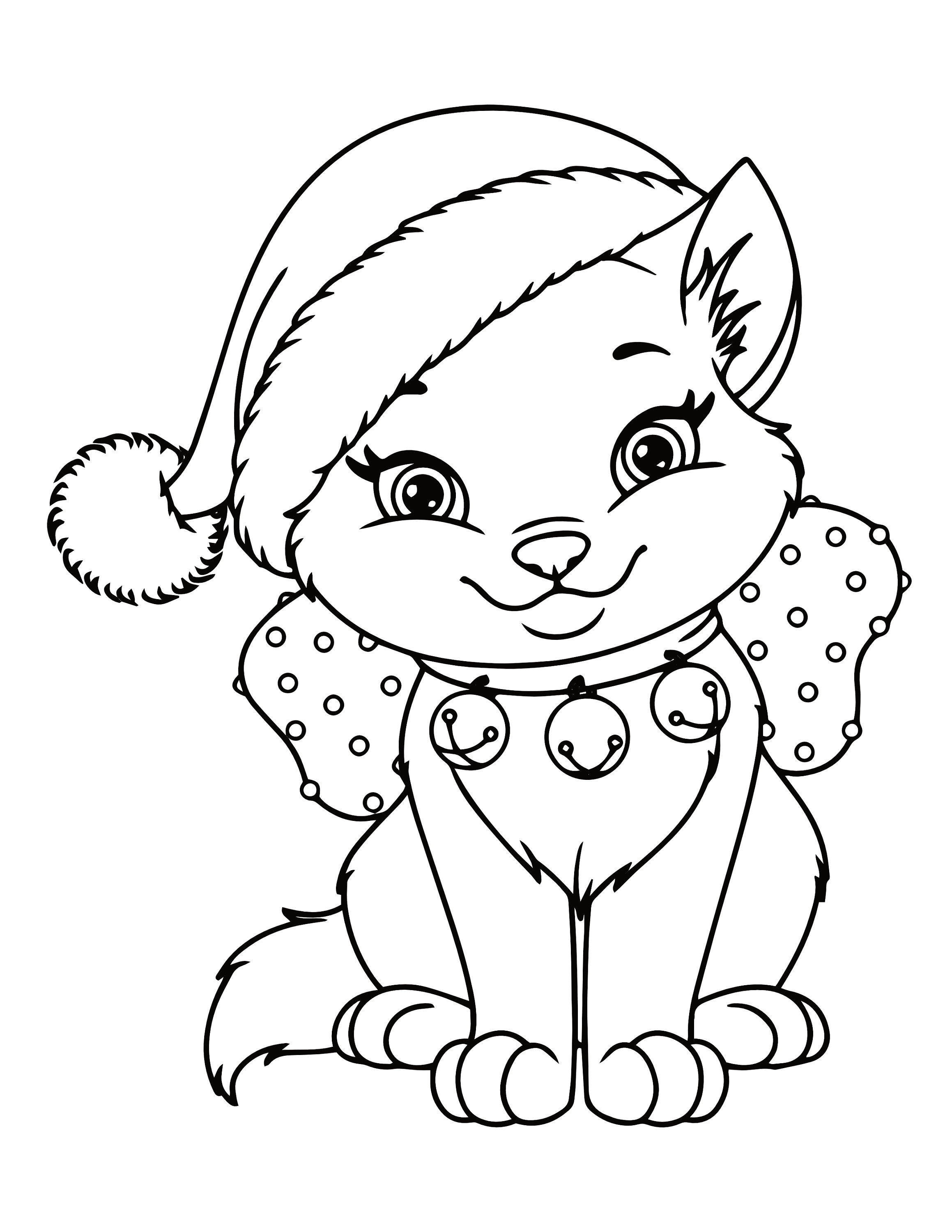 25 Cat doodle coloring sheet
