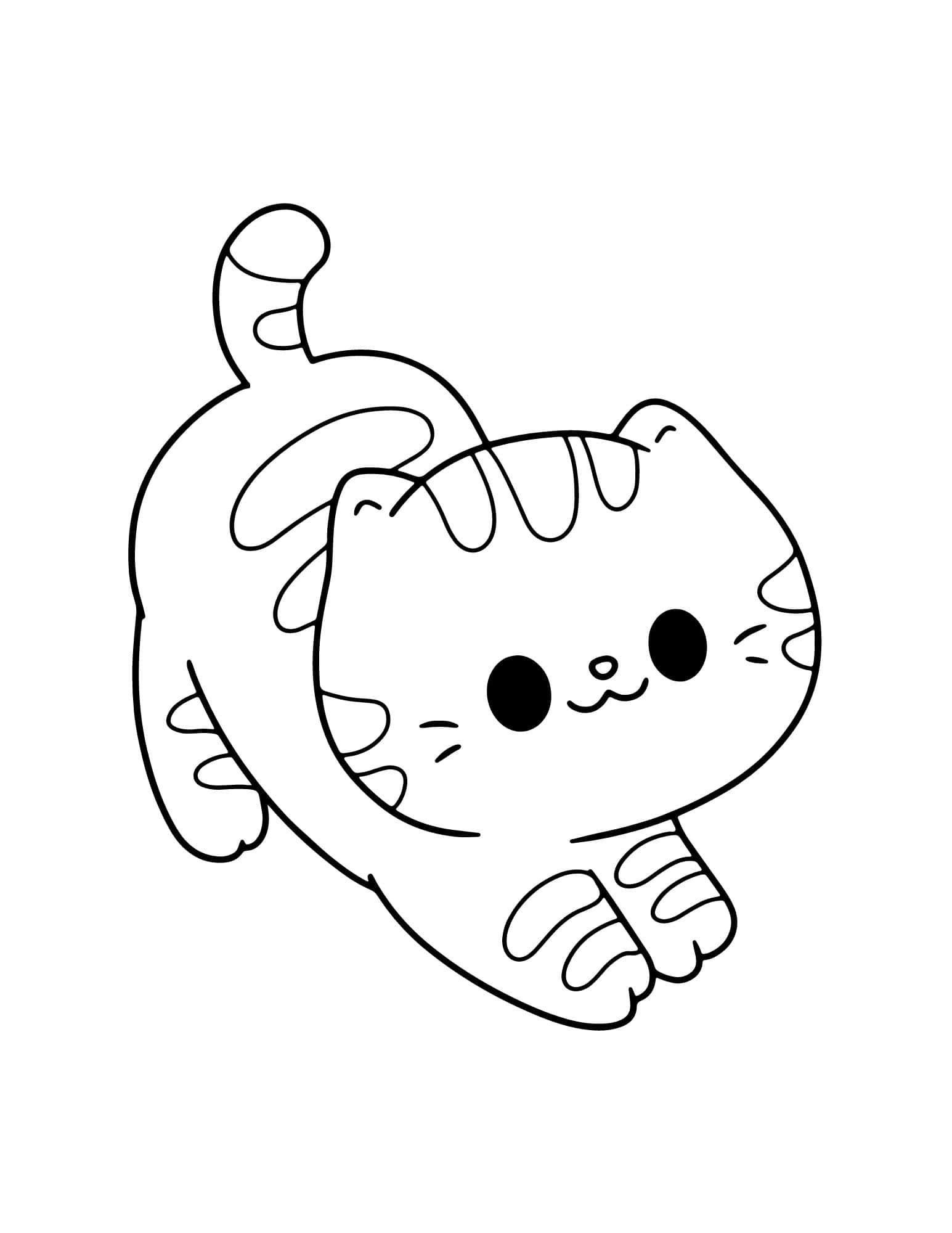 30 Adorable cat coloring sheet