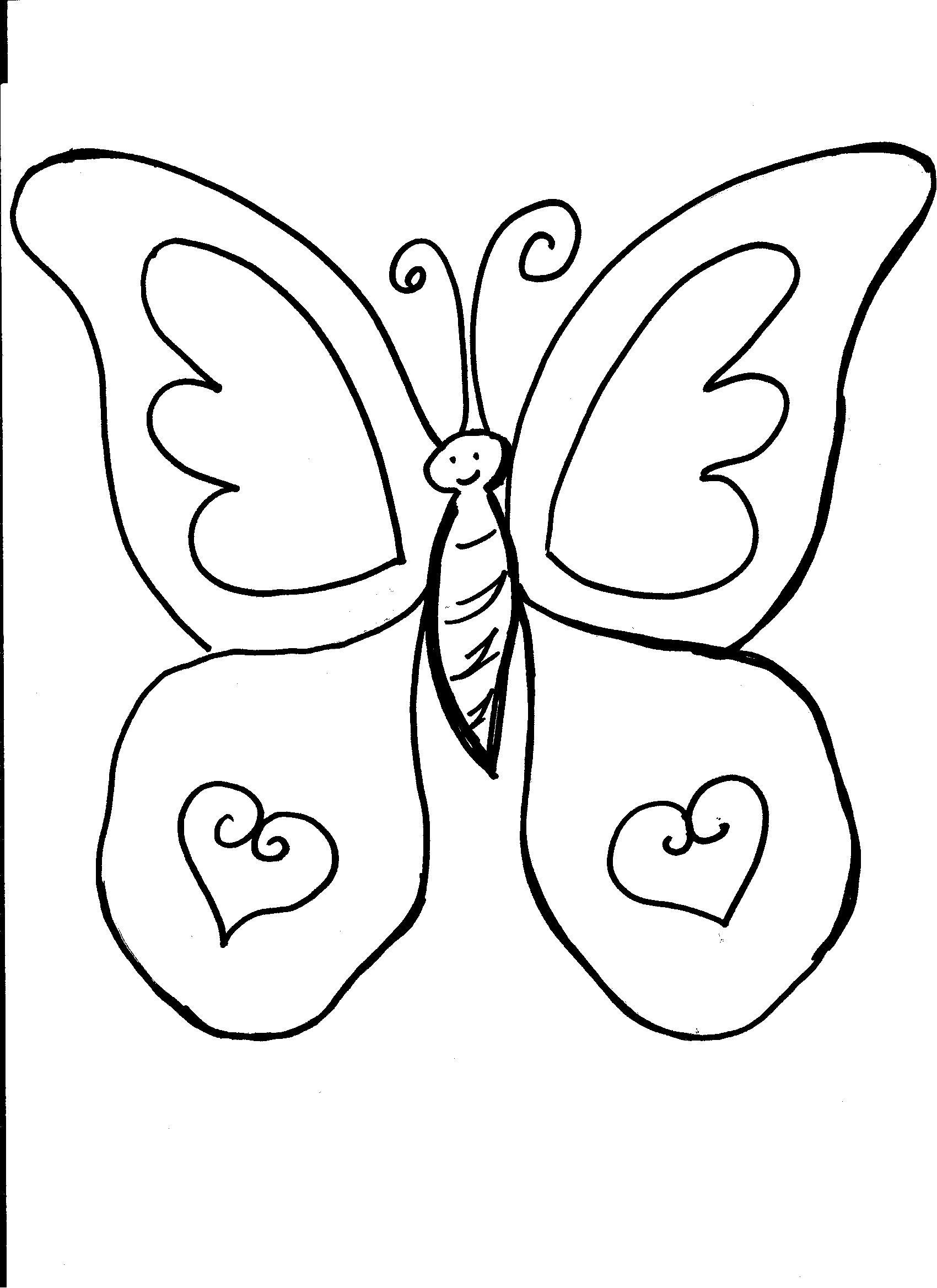 Beautiful Butterfly Coloring Pages