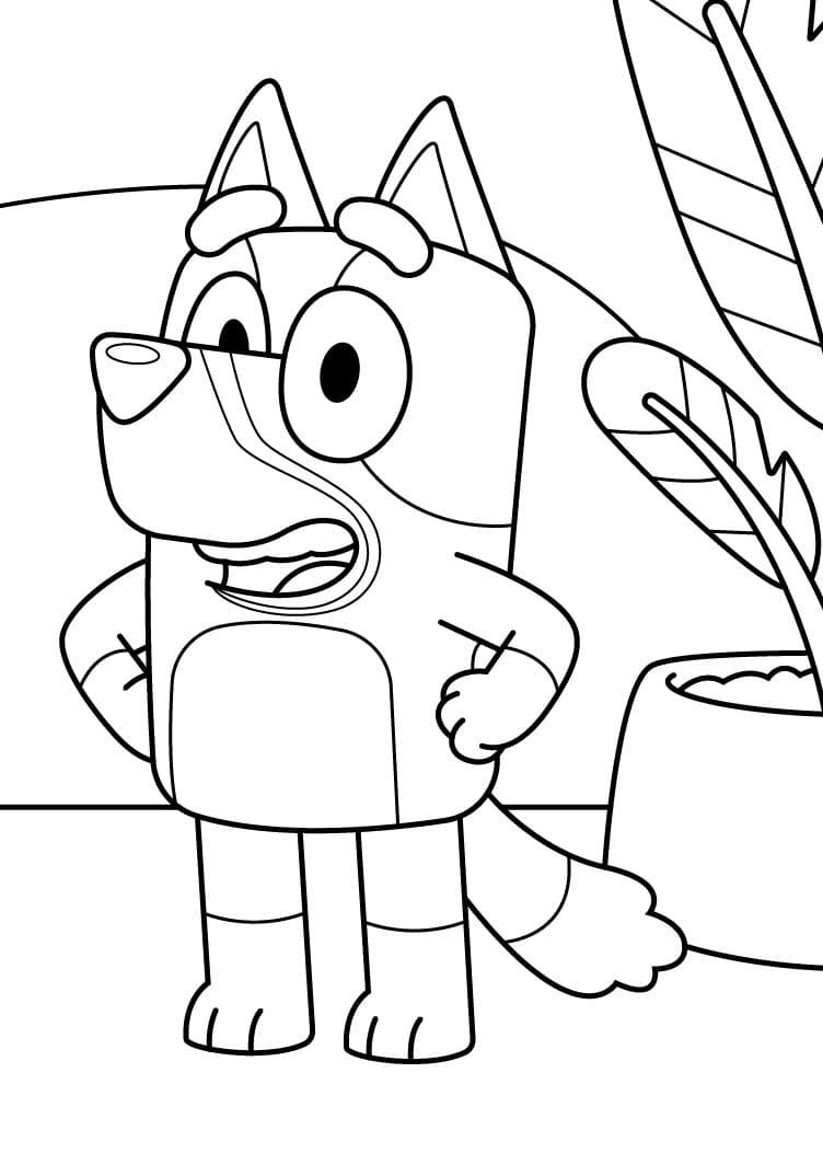 Bluey Coloring Pages For Kids