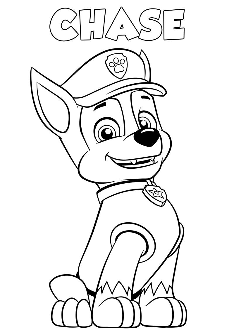 Creative Paw Patrol coloring ideas