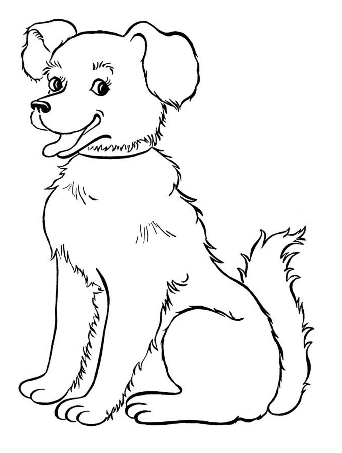 Dog Coloring Pages Printable Free