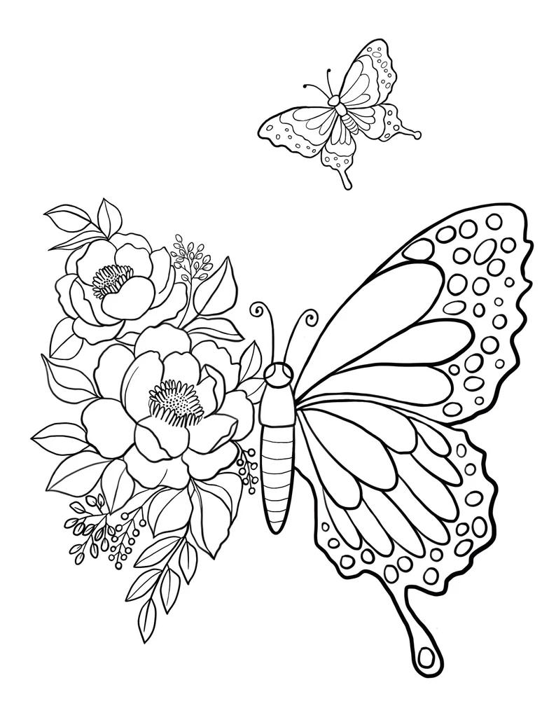 Easy To Color Coloring Pages