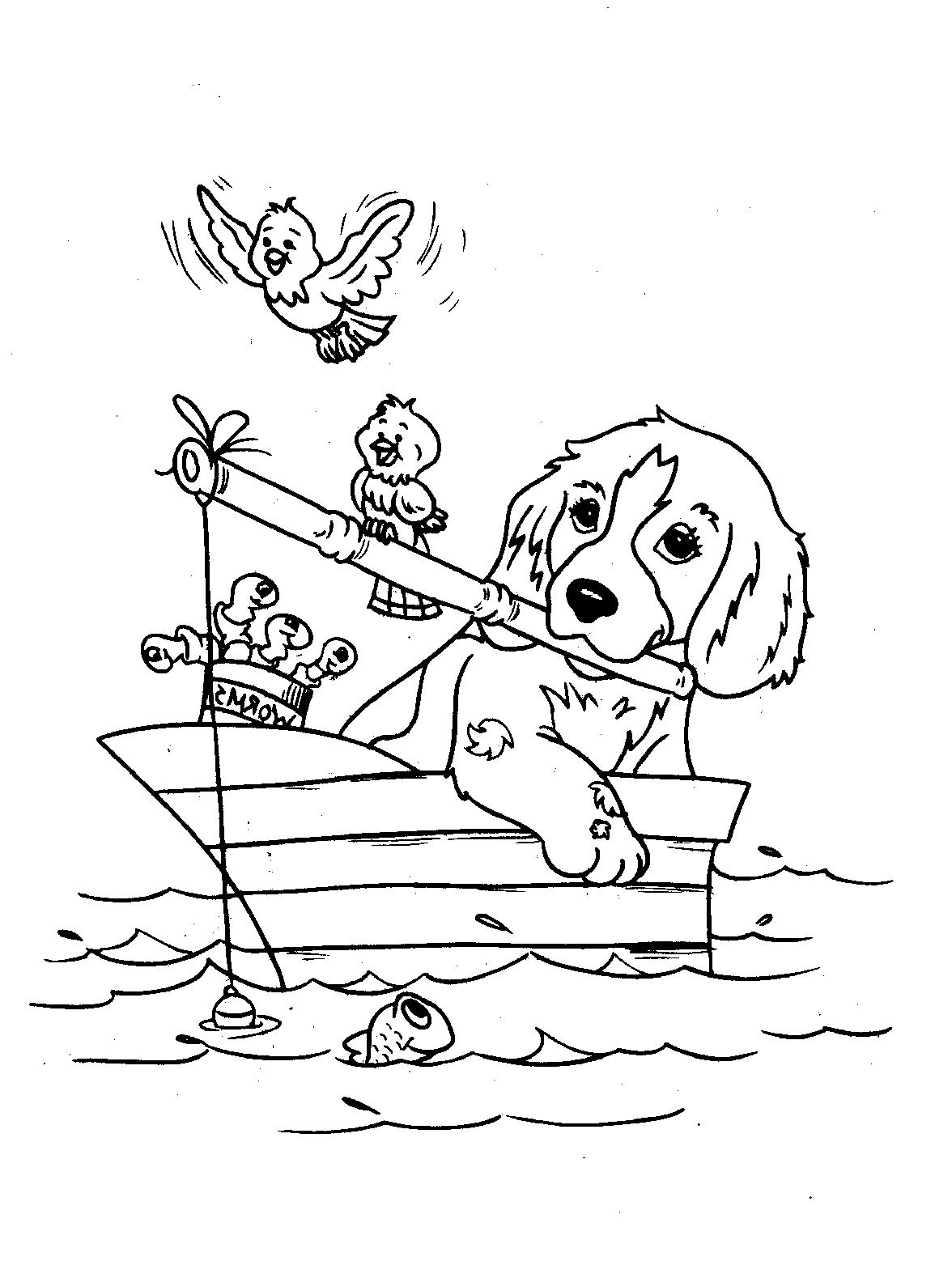 Free Dog Colouring Pages For Kids