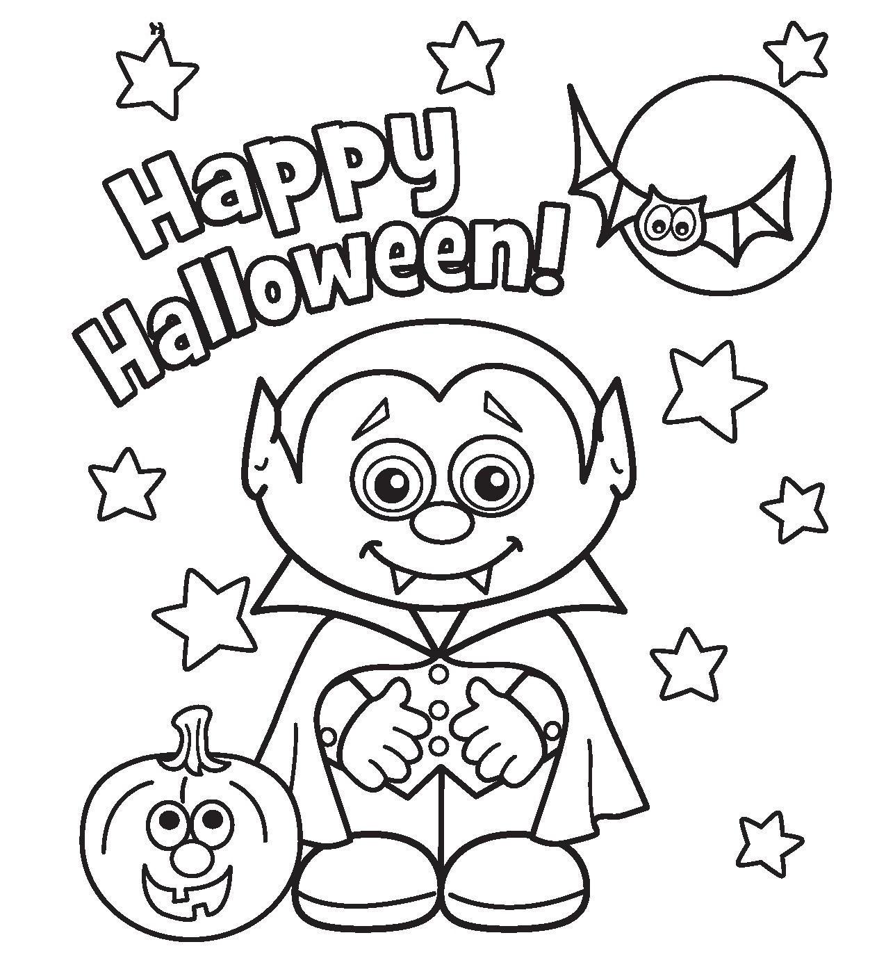 Free Halloween Coloring Pages