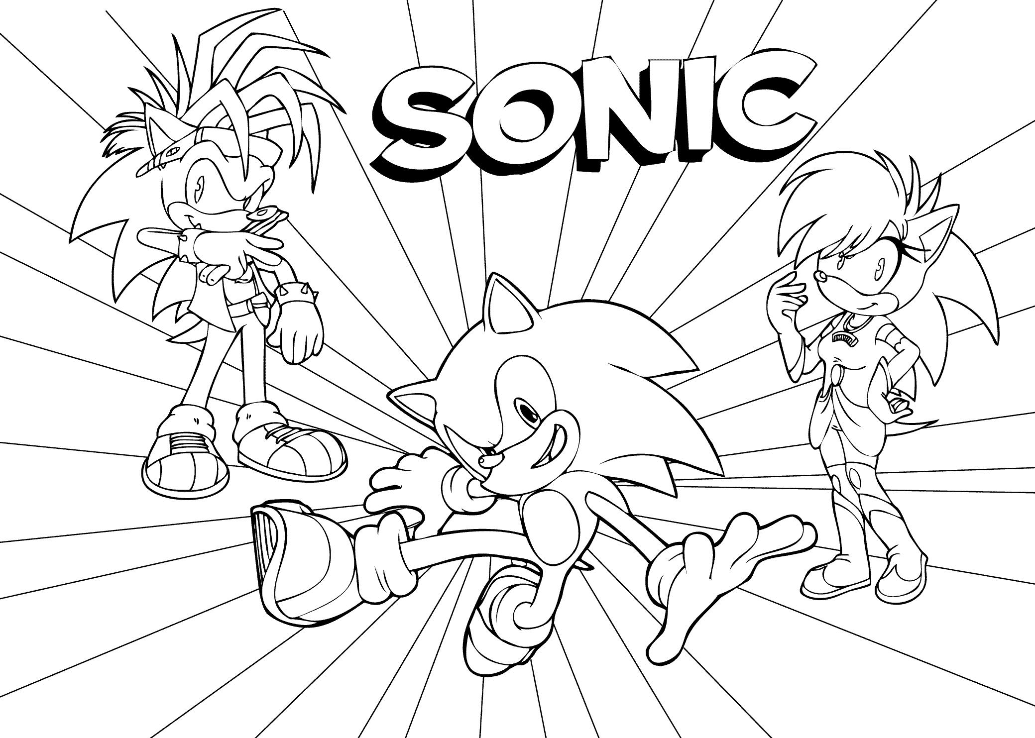 Fun Activities With Sonic Coloring