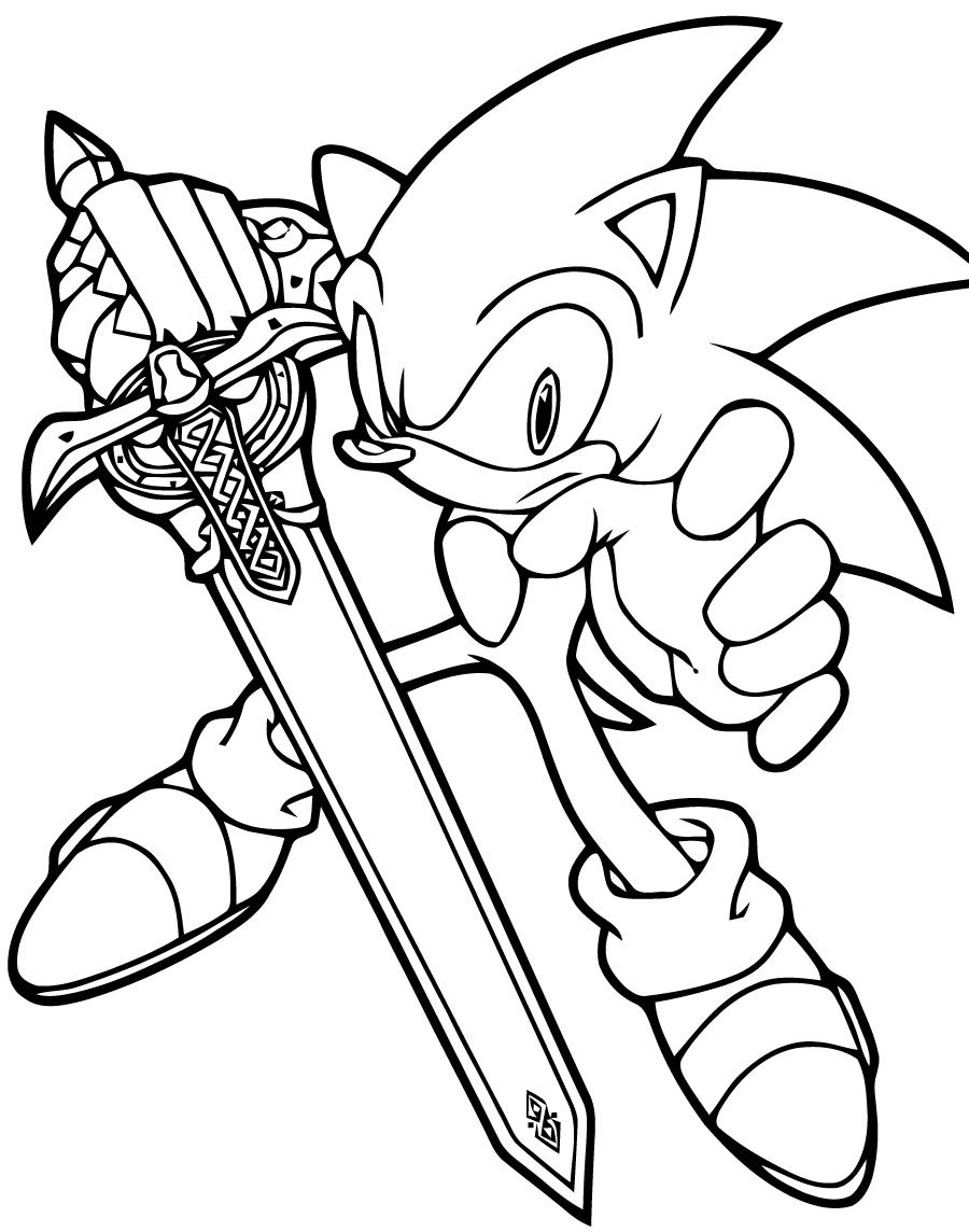 Fun Sonic Coloring Printables