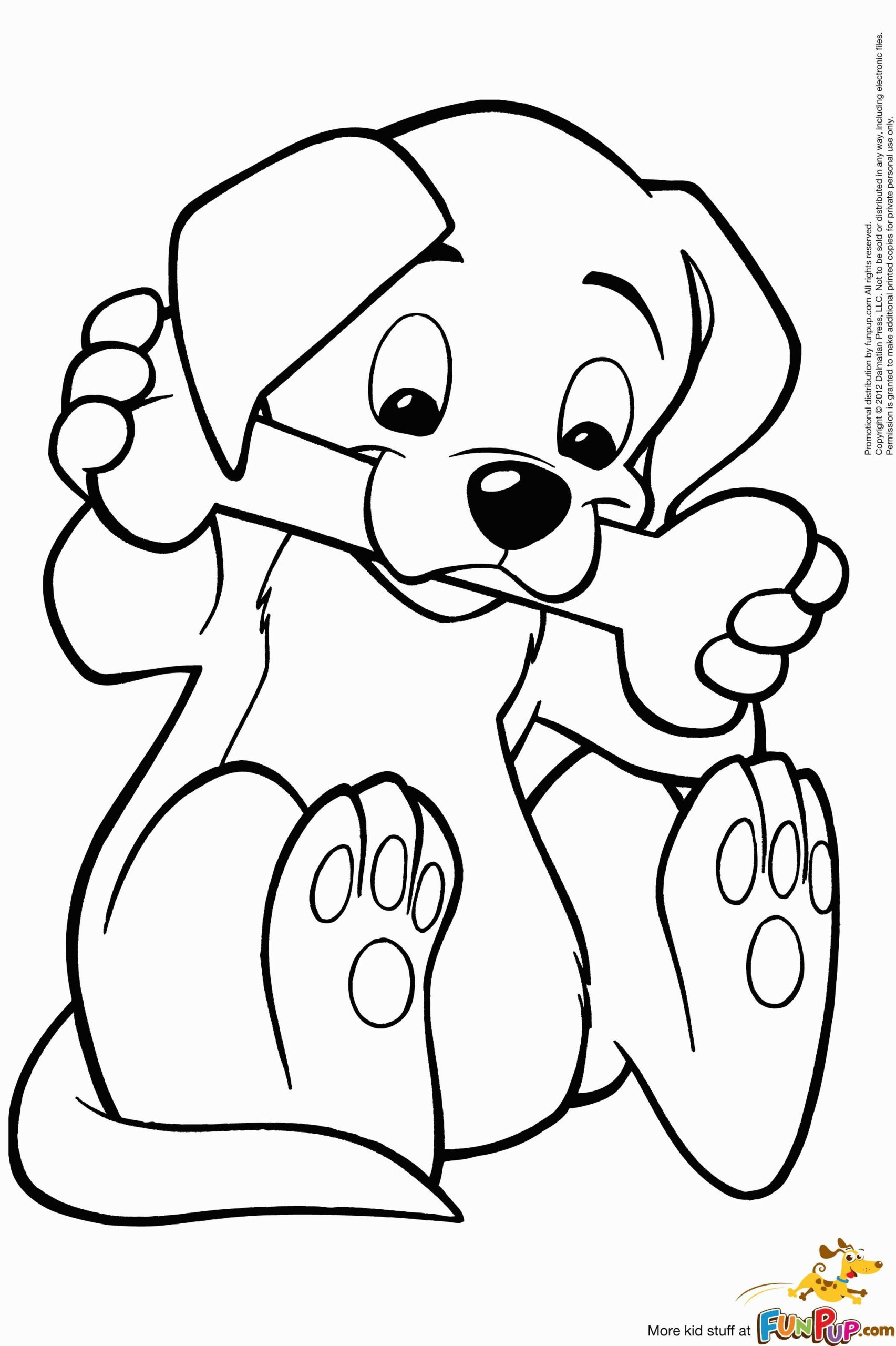 Funny Puppy Coloring Pages