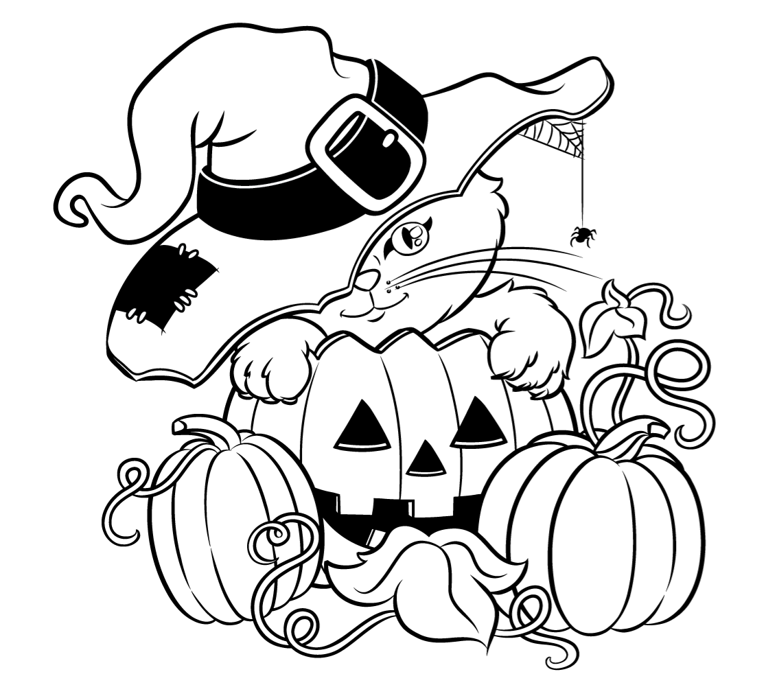 Halloween Characters Coloring Pages