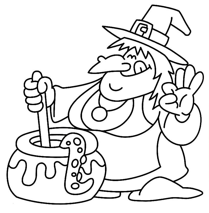 Halloween Party Coloring Pages