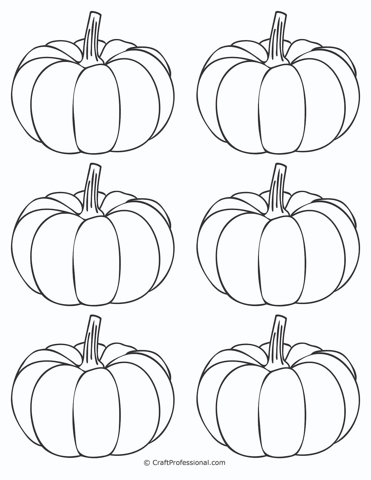 Halloween Pumpkin Coloring Pages Images