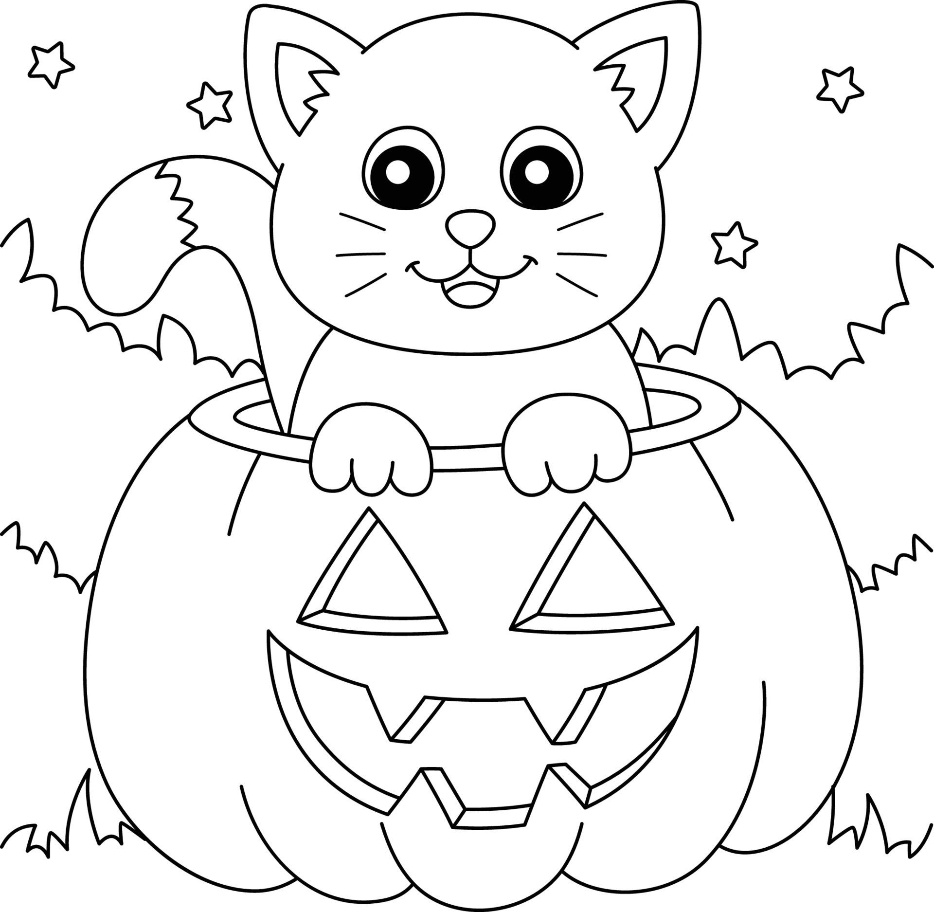 Halloween Pumpkin Coloring Sheet Printable