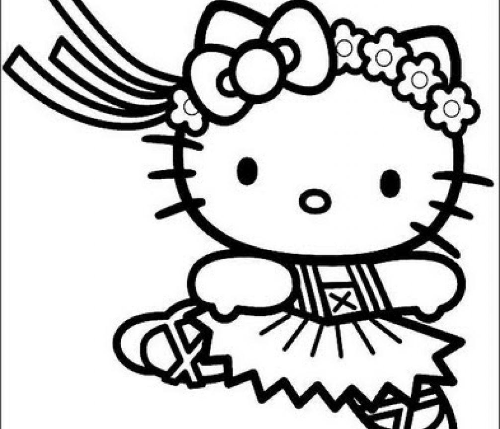 Hello Kitty Birthday Coloring Pages PDF