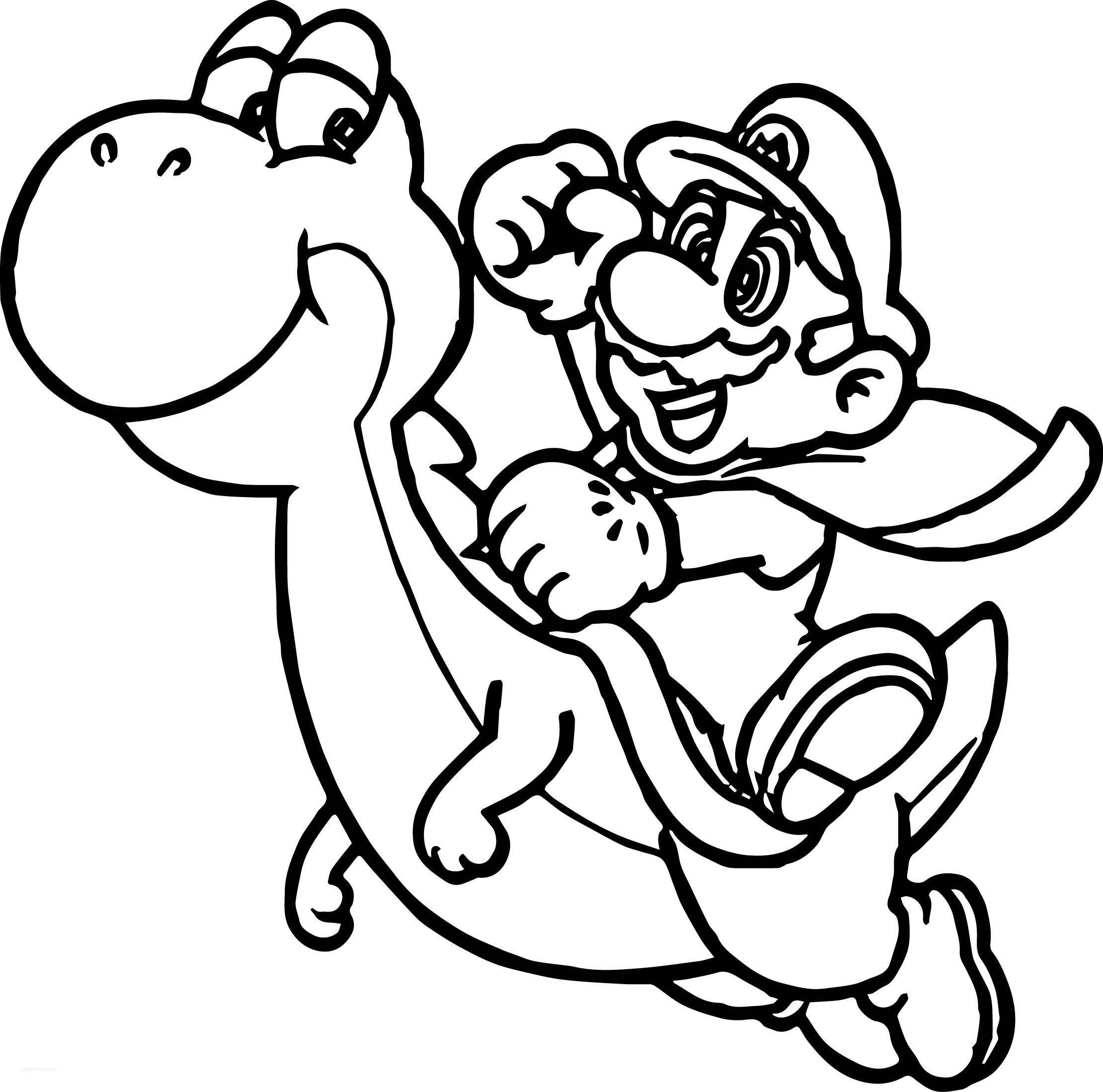 Mario Coloring For Toddlers