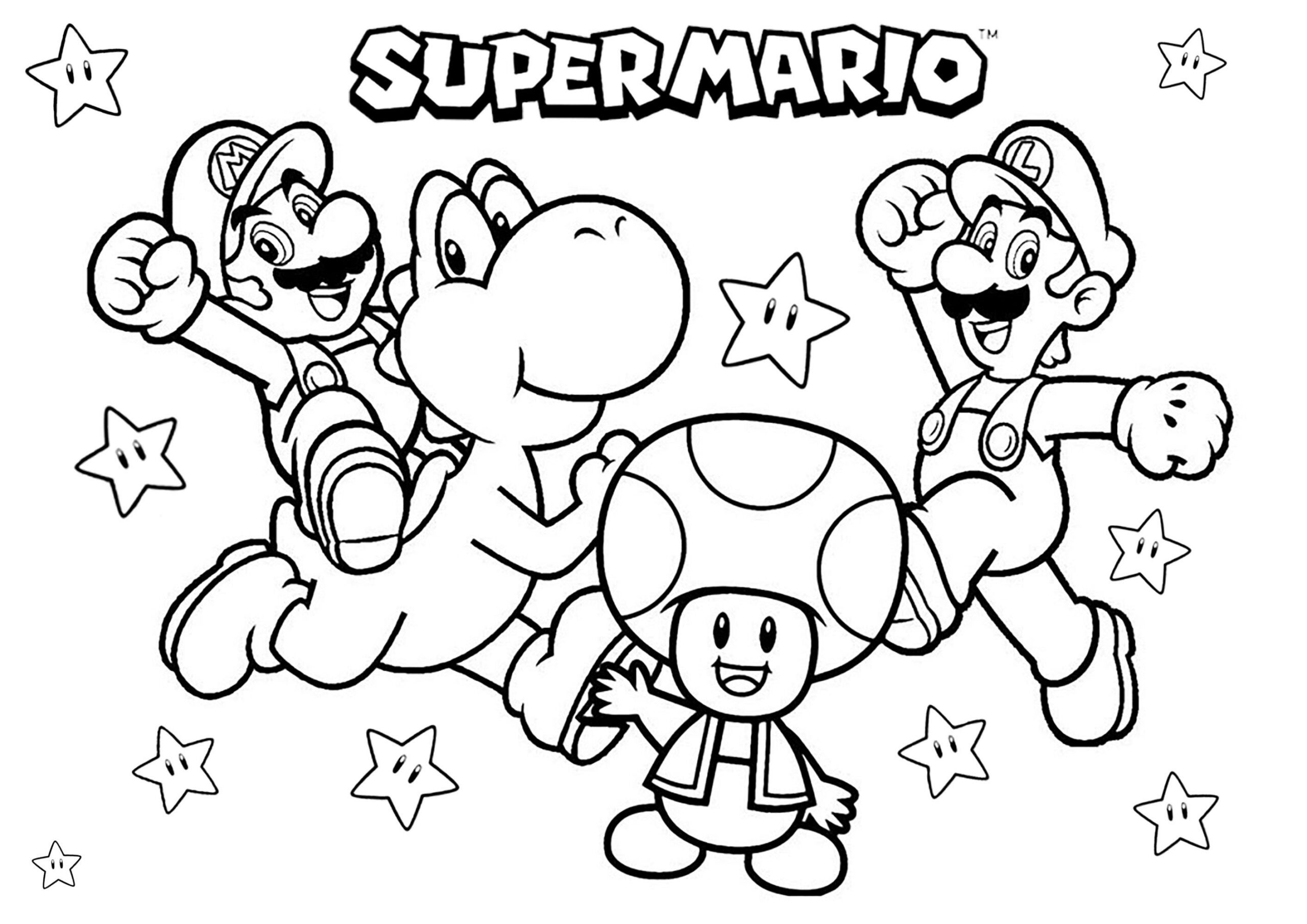 Mario Coloring Fun