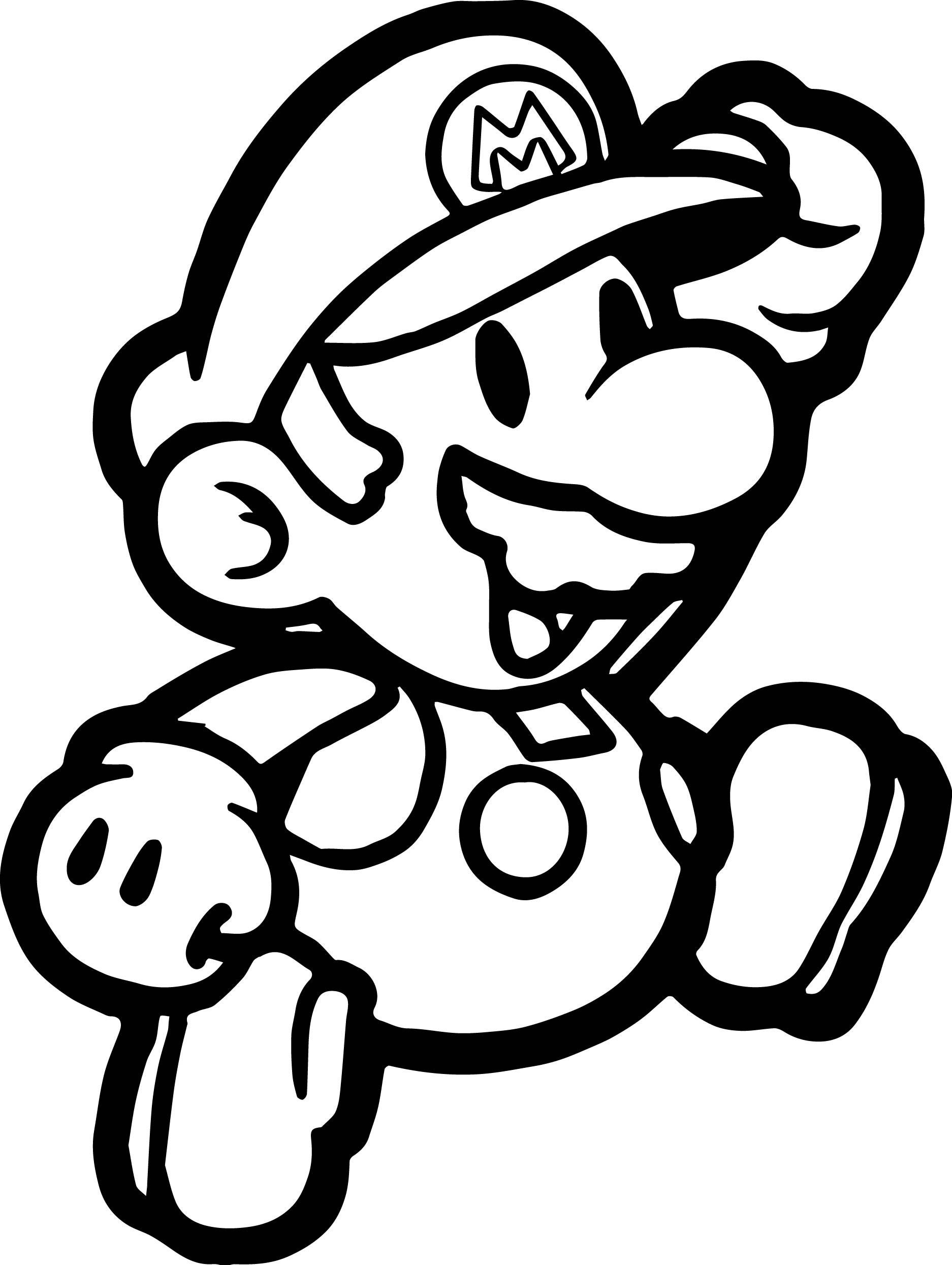 Mario Coloring Page Ideas