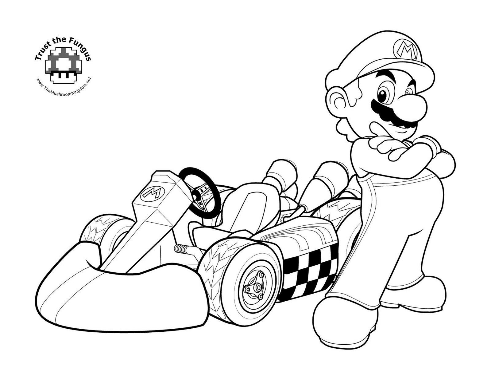 Mario Coloring Pages To Download