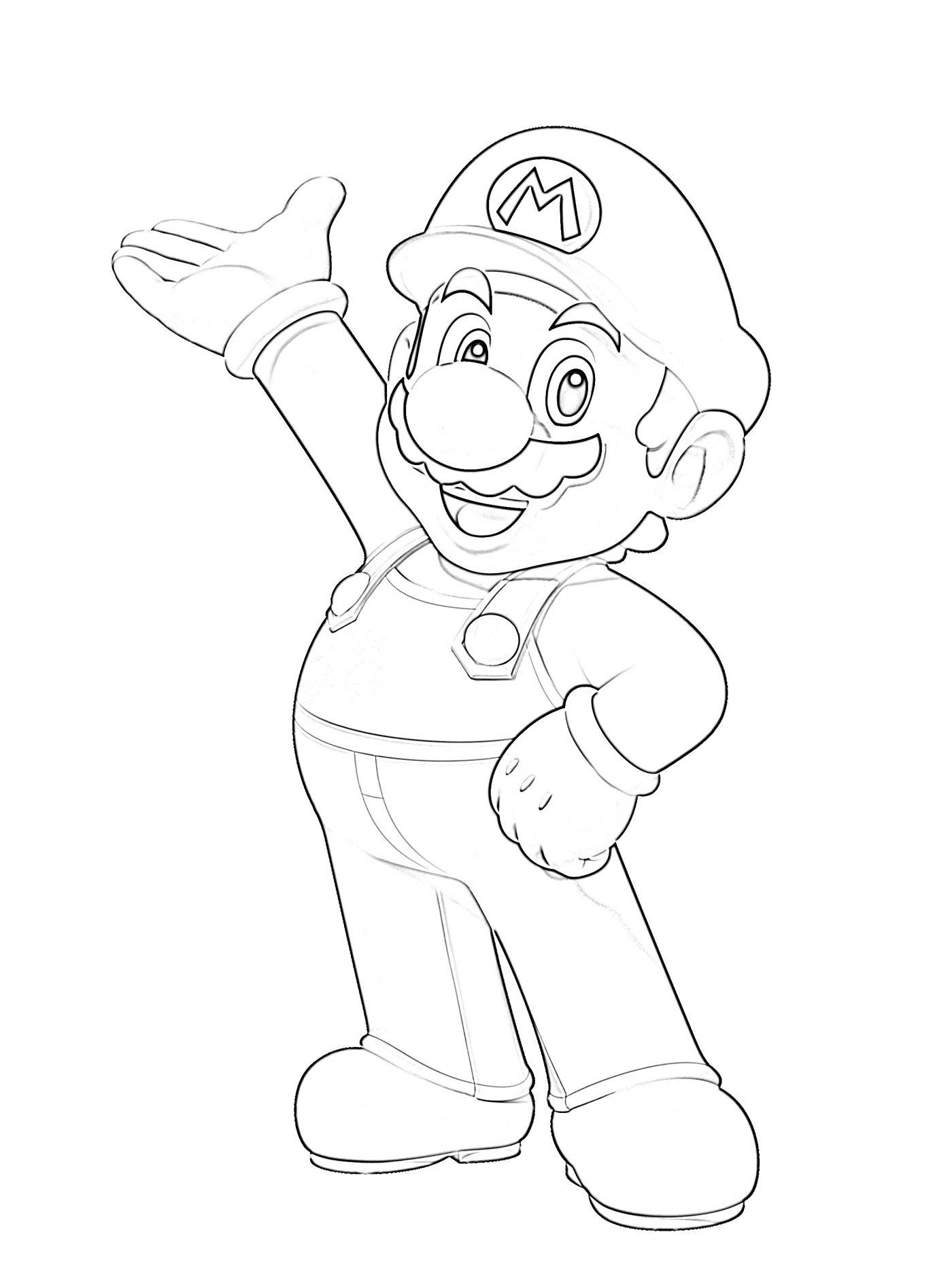 Mario Online Coloring Pages