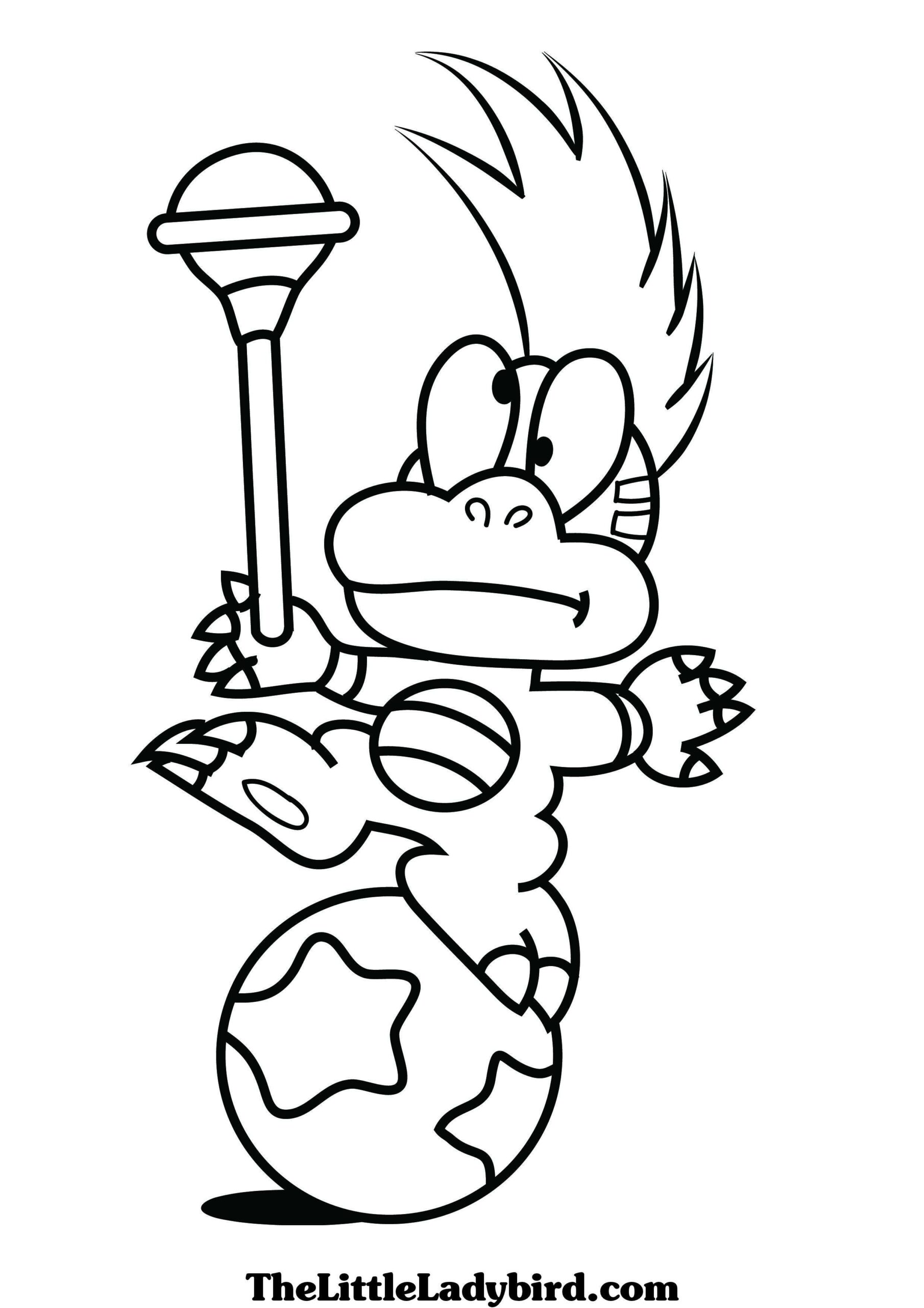 Mario World Coloring Pages