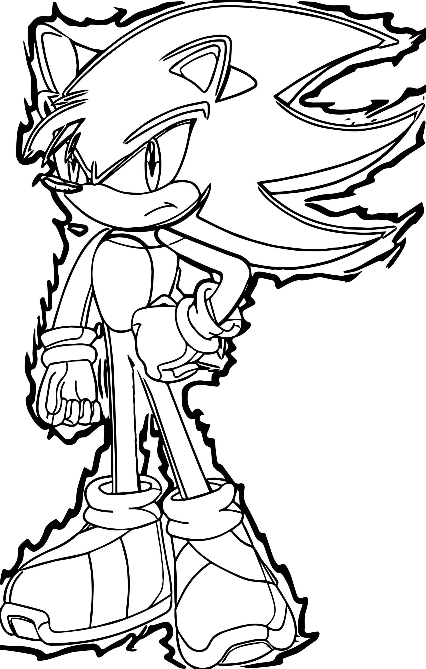 Online Sonic Coloring Pages