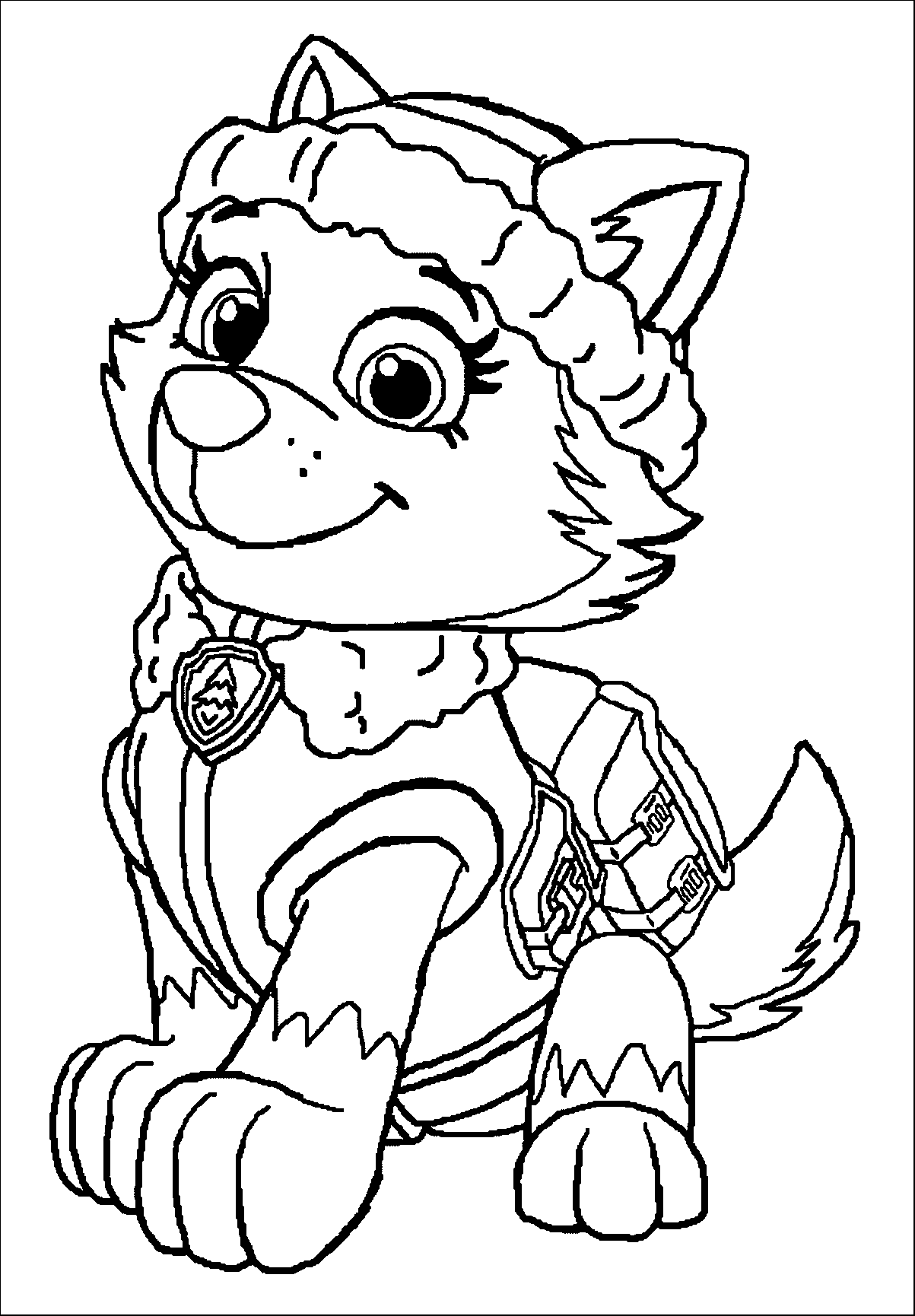 Paw Patrol team coloring pages