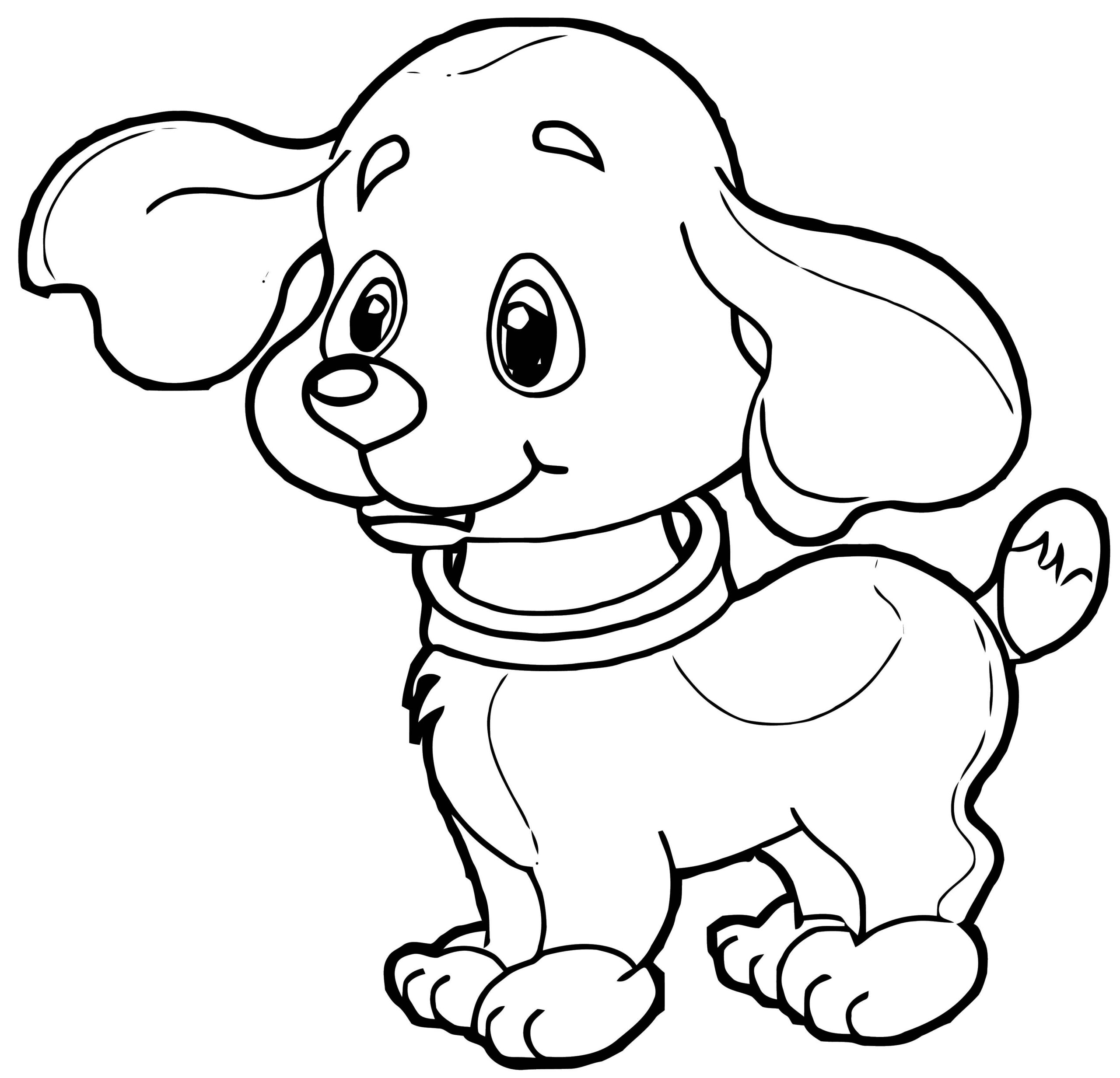 Puppy Coloring Pages For Kids