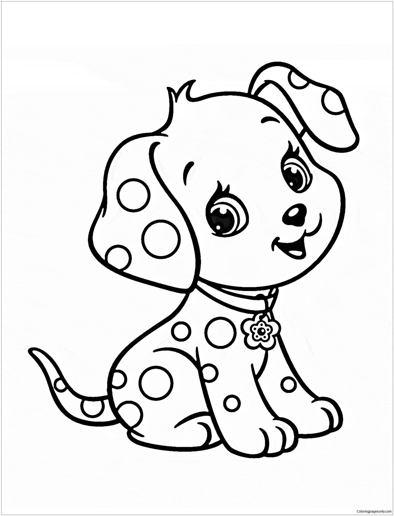 Realistic Dog Coloring Pages Printable Free