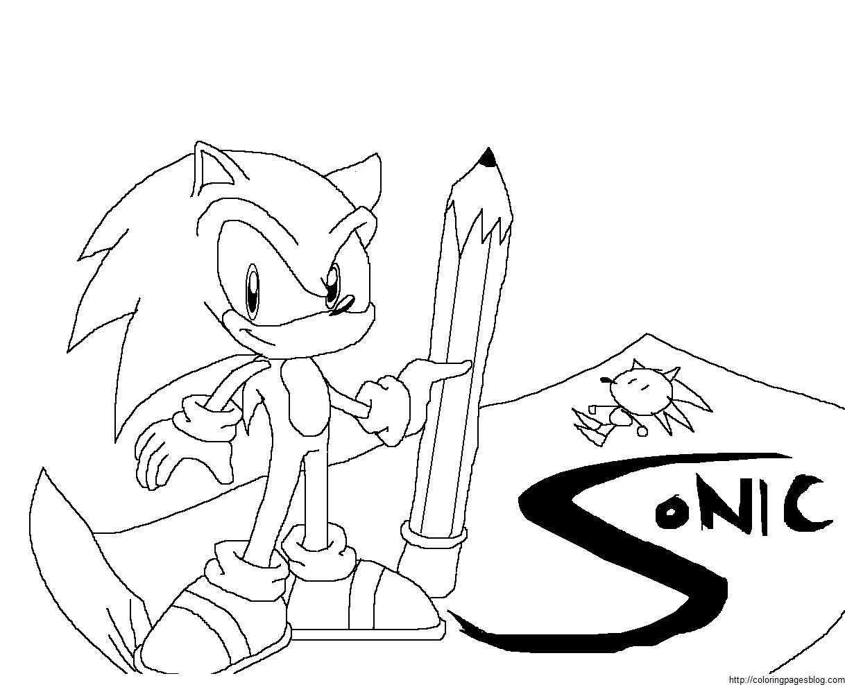 Sonic Adventure Coloring Pages