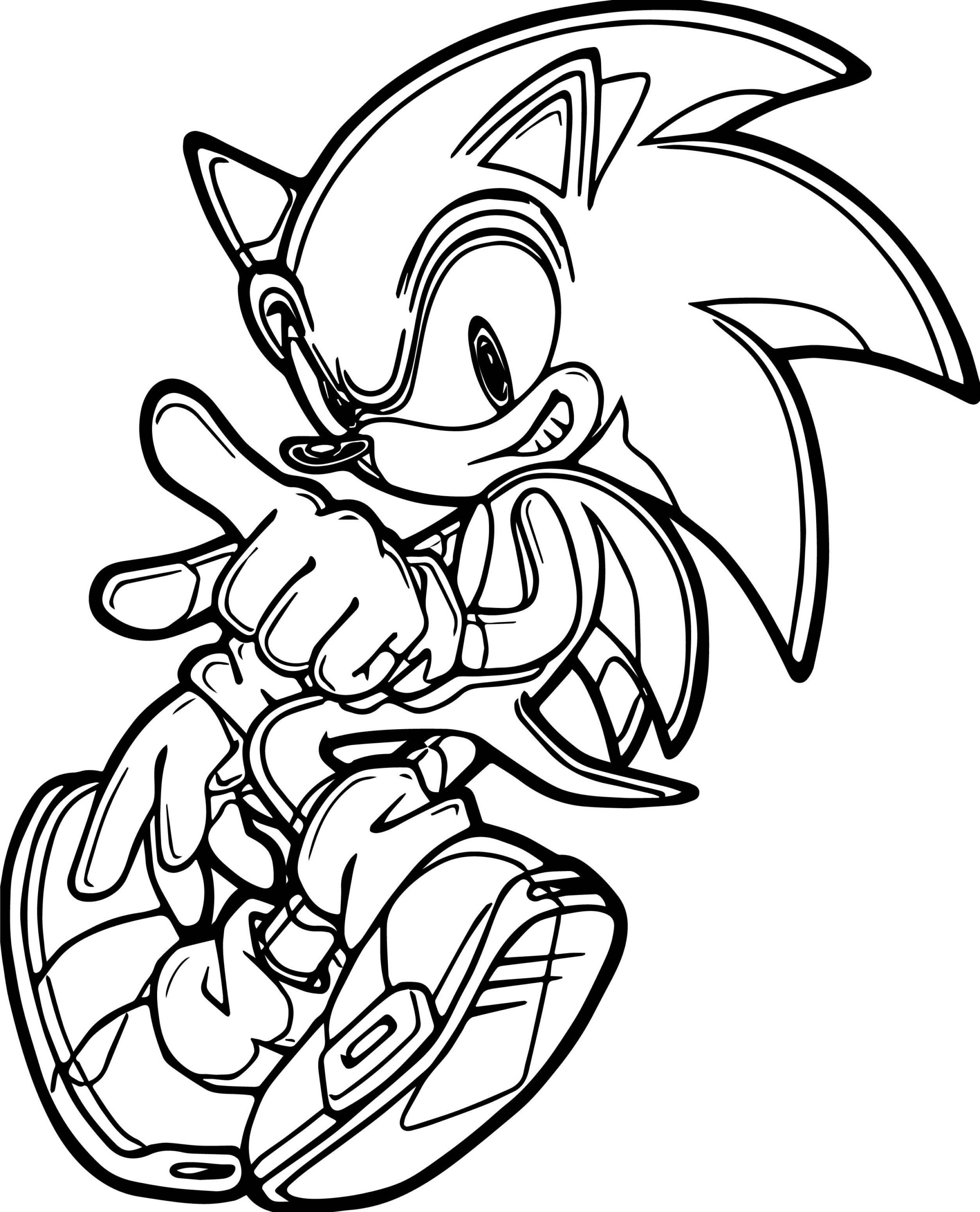 Sonic Coloring Book Pages