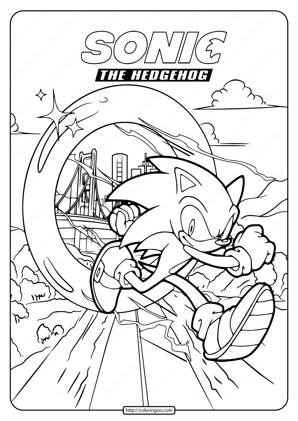 Sonic Coloring Fun Sheets