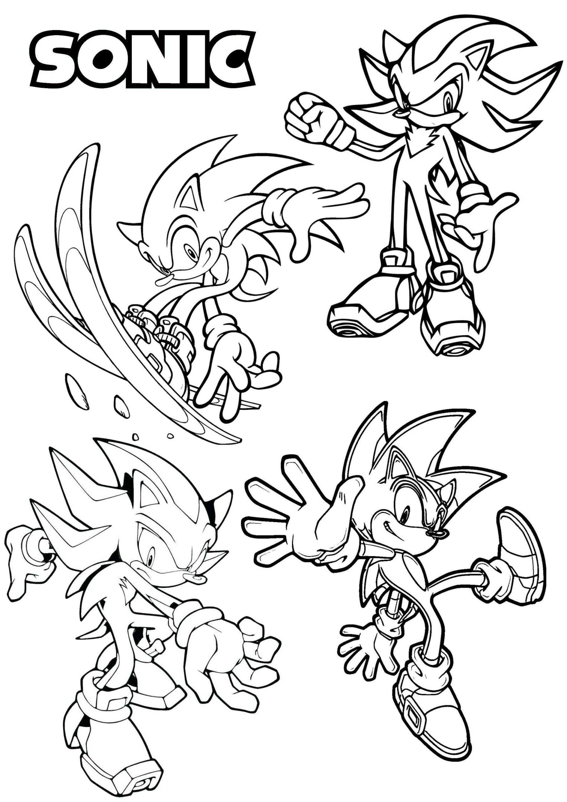 Sonic The Hedgehog Character Art