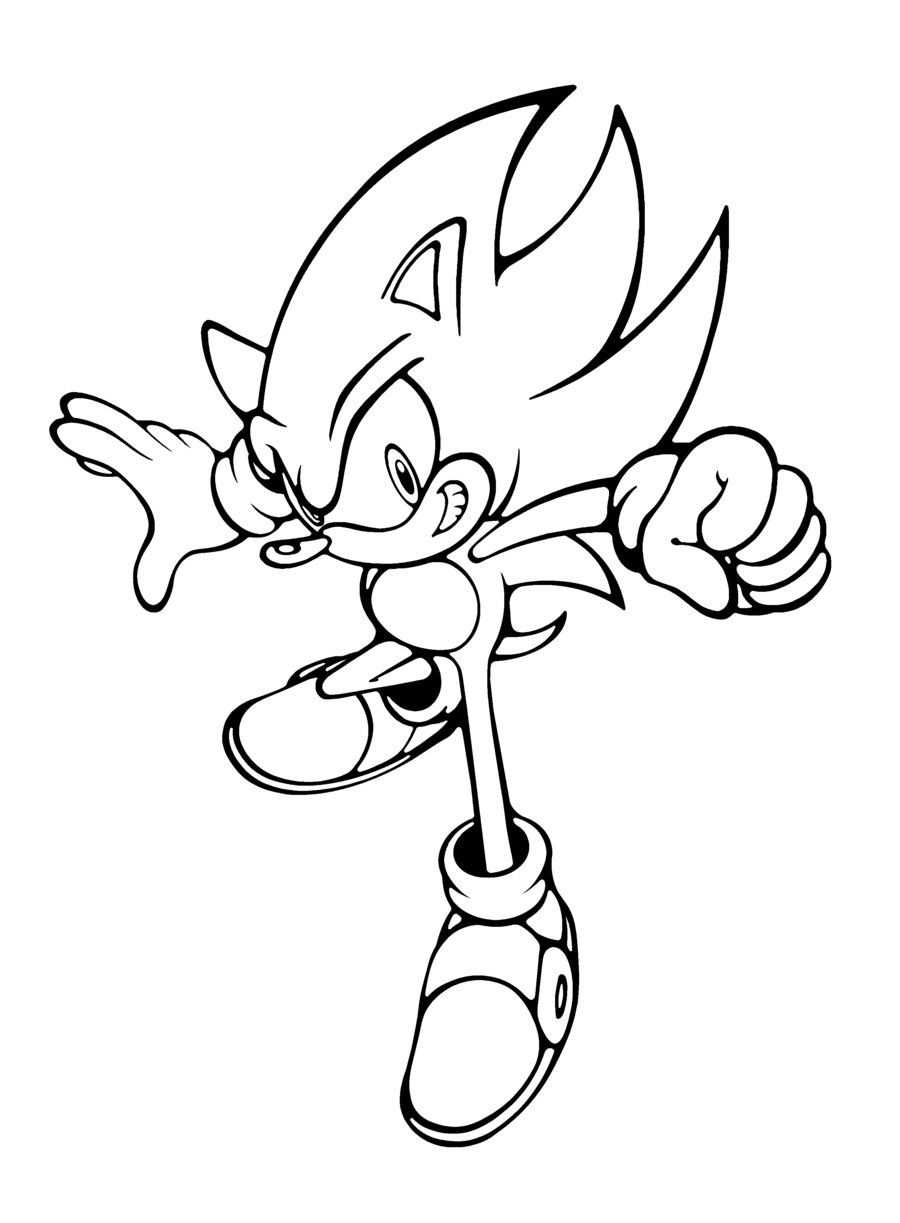 Sonic The Hedgehog Coloring Book