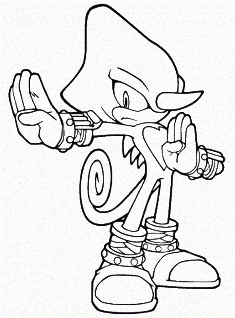 Sonic The Hedgehog Coloring Sheets For Kids