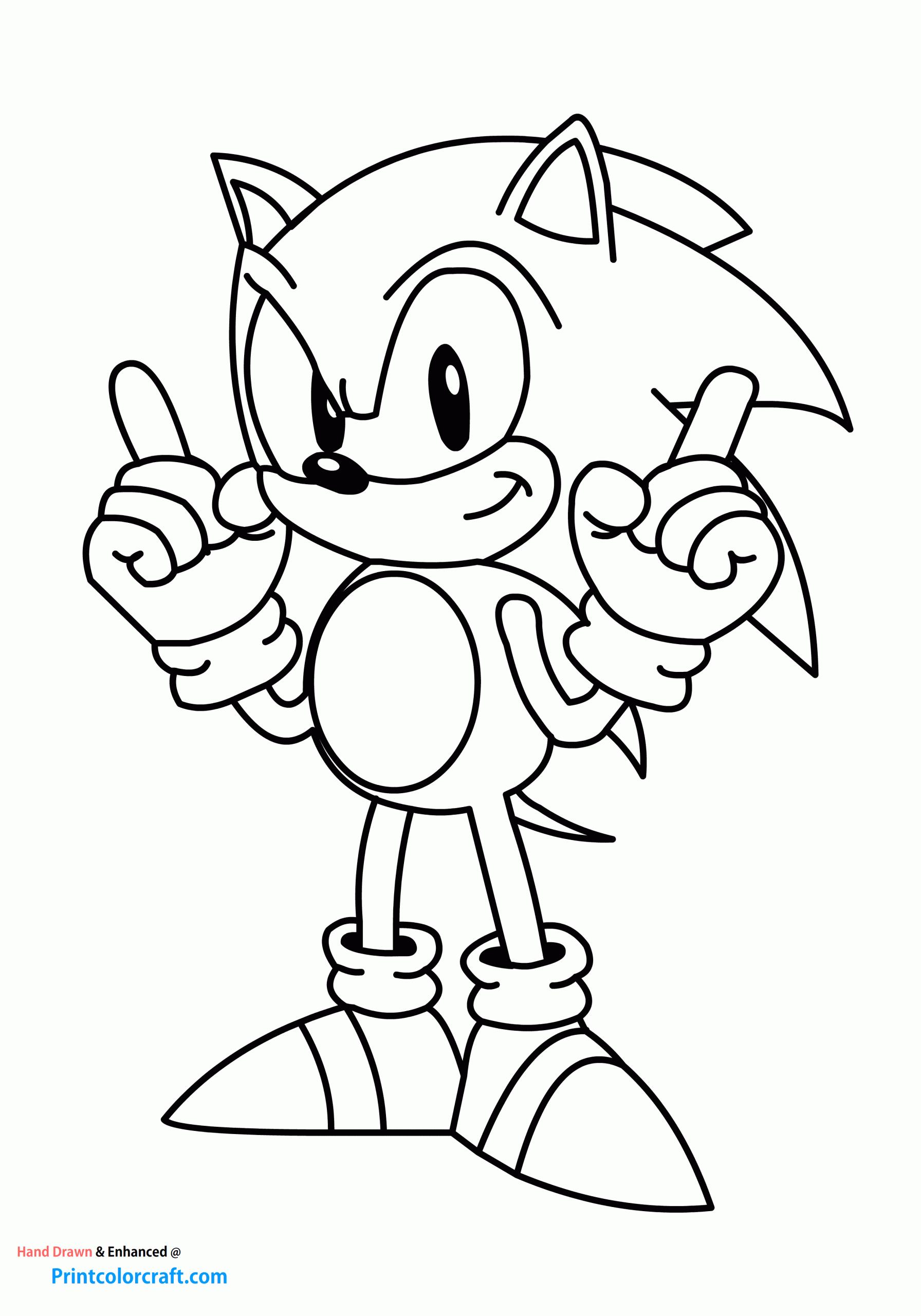 Sonic Video Game Coloring Pages