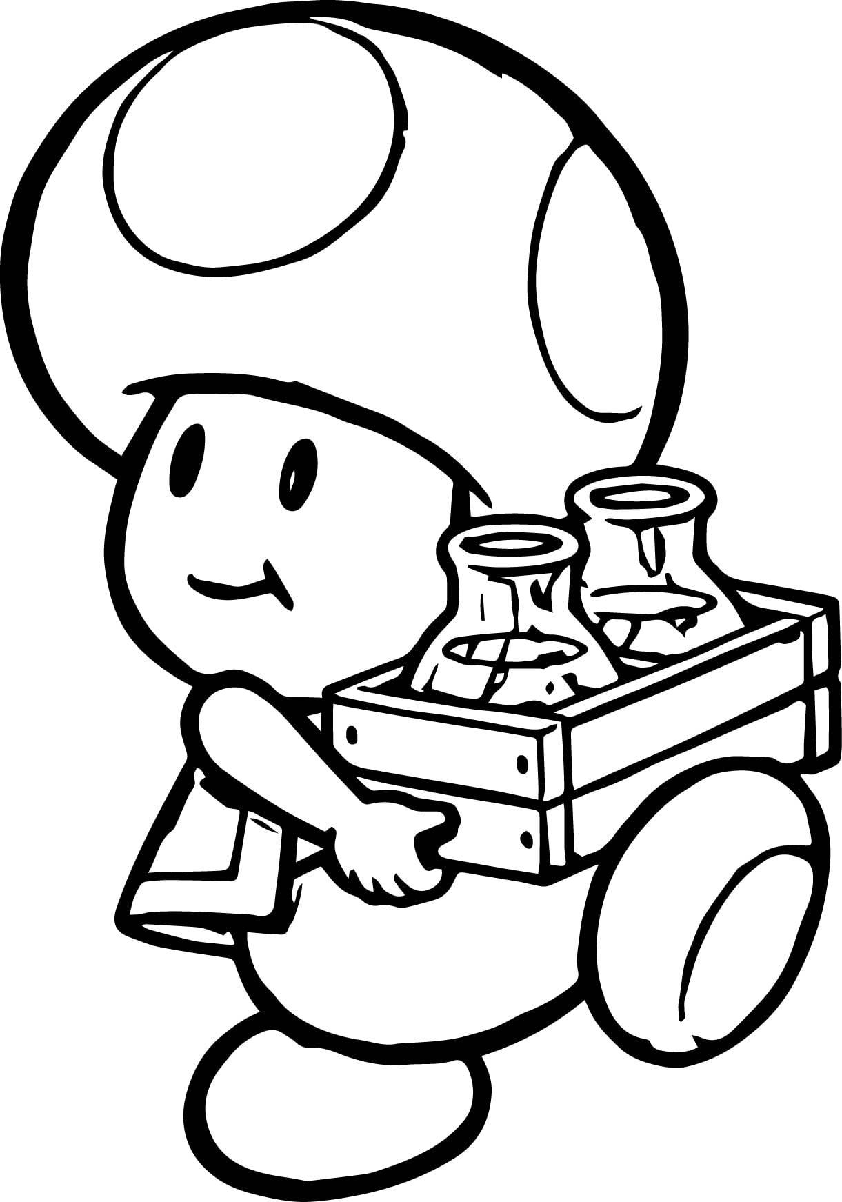 Super Mario Adventure Coloring Pages