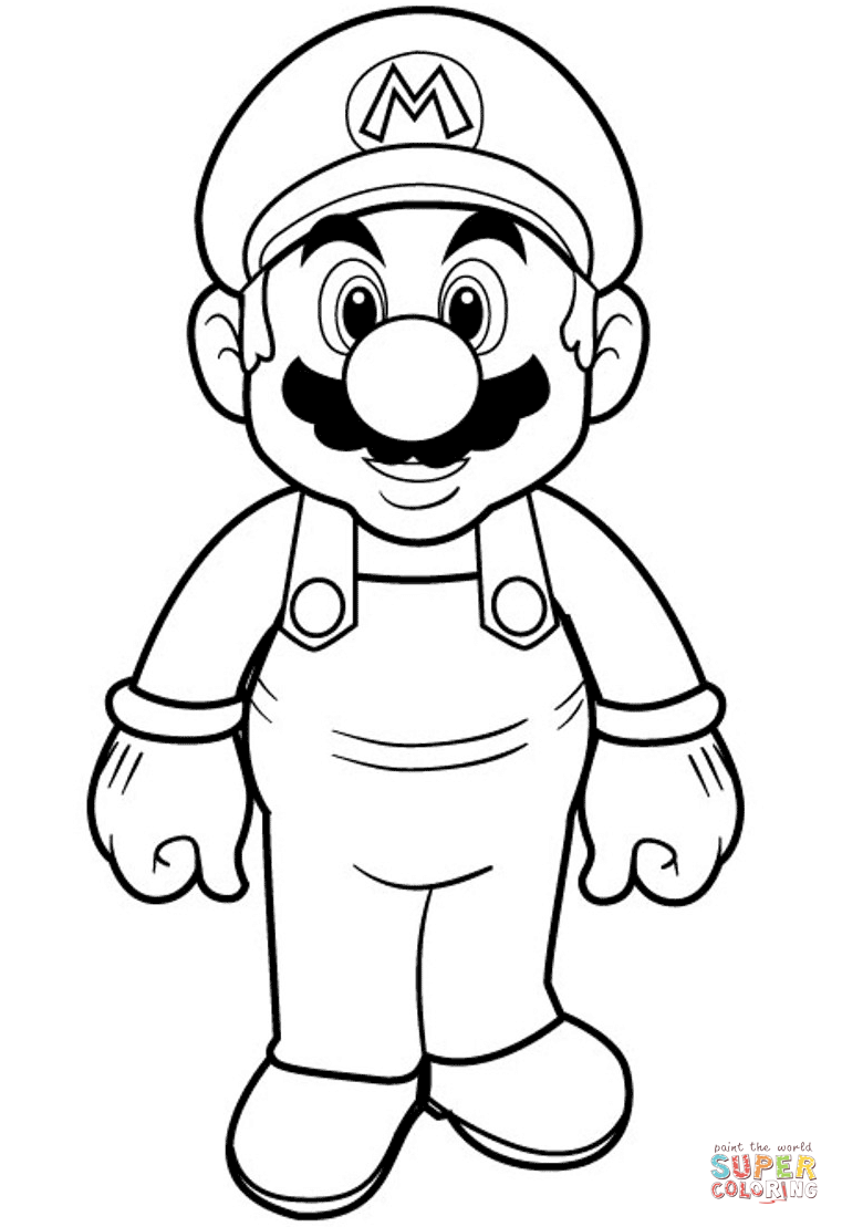 Super Mario Coloring Activities